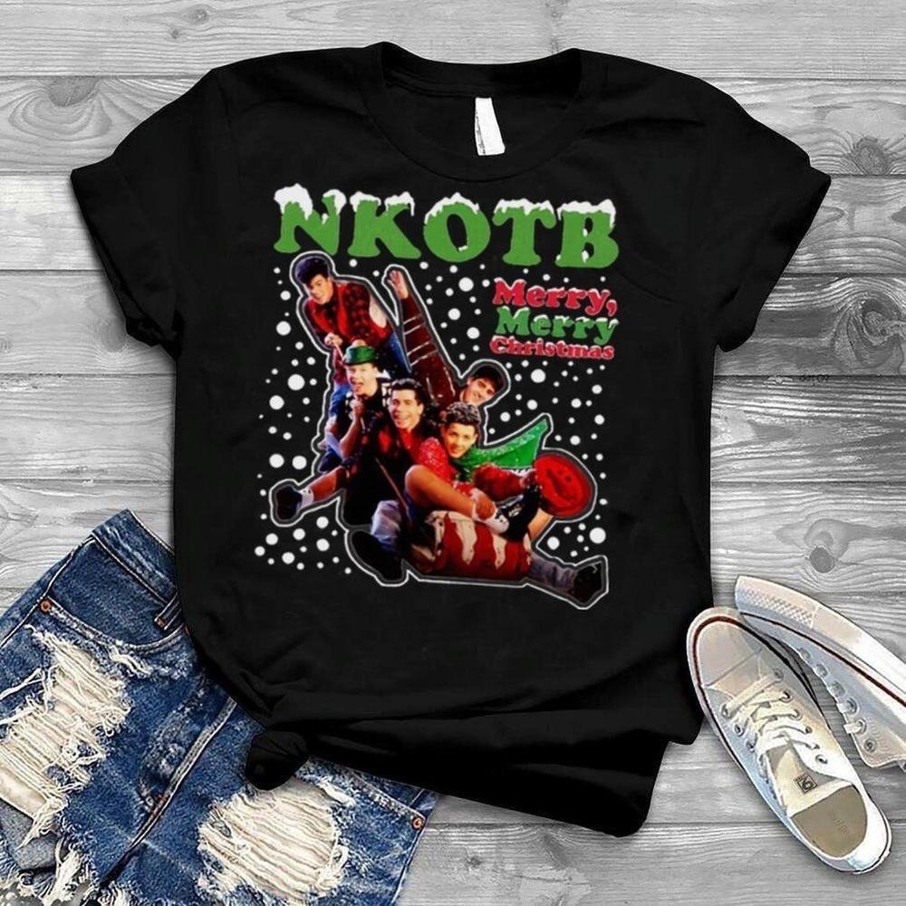 New Kids On The Block Merry Merry Christmas Shirt
